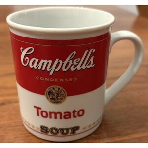 Campbell's Tomato Soup 125th Anniversary Porcelain Coffee Tea Cup Mug